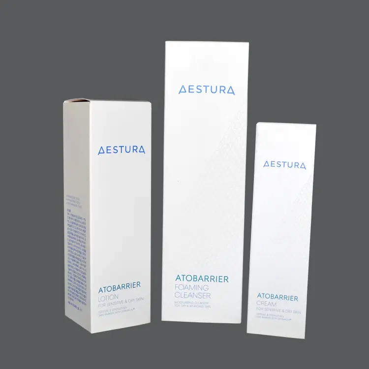 化妝品包裝盒材質(zhì)之白卡紙盒